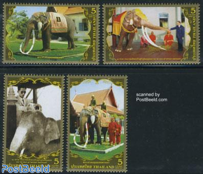 Kings anniversary, elephants 4v