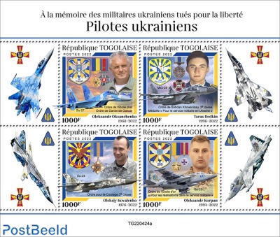 Ukrainian pilots