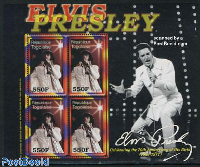 Elvis Presley s/s with 2x2v