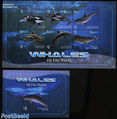 Whales of the world 2 s/s