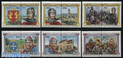 British kings & queens 6x2v [:] (Nanumaga)