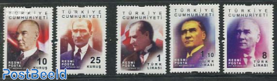 Kemal Ataturk 5v