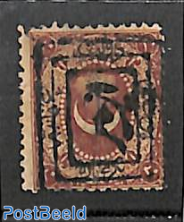 20pa, postage due, used