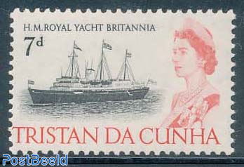 7p, Britannia, Stamp out of set