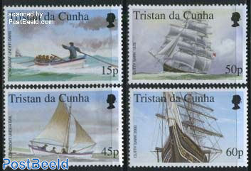 Stamp show London, ships 4v