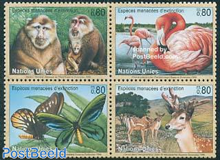 Endangered animals 4v [+]