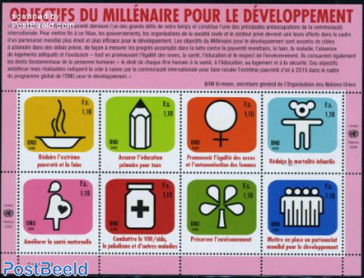 Millennium development goals 8v m/s