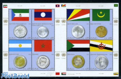 Flags & coins 8v m/s