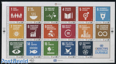 Sustainable Development Goals 17v m/s