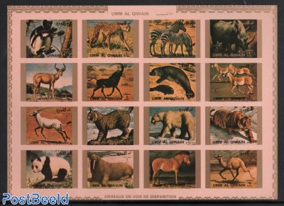 Animals 16v m/s, imperforated