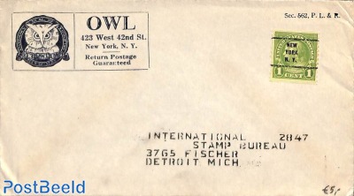 Cover with owl