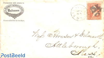 Letter from Baltimore to Attleborough 