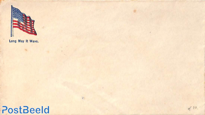 Civil war envelope, Long may it wave