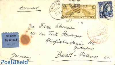 Airmail cover to Berlin