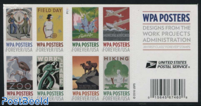 WPA Posters double-sided booklet