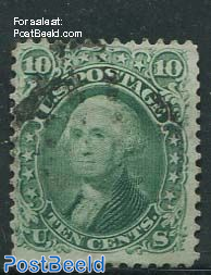 10c Green, used