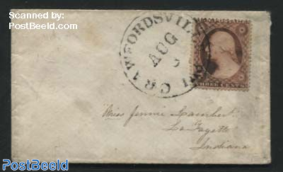 Letter from Crawfordsville to La Fayette