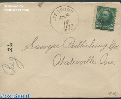 Envelope to Waterville, Maine