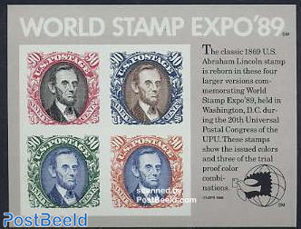 World stamp expo s/s