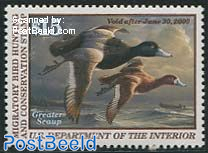 Migratory bird hunting stamp 1v, Greater Scaup