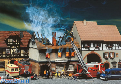 Zur Sonne Burnt-down restaurant