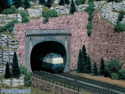 Tunnel portal, double track, 2 pieces