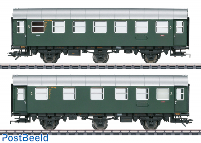 Wagon Set: DB "Rebuild" Cars 2nd/3rd Class and 3rd Class