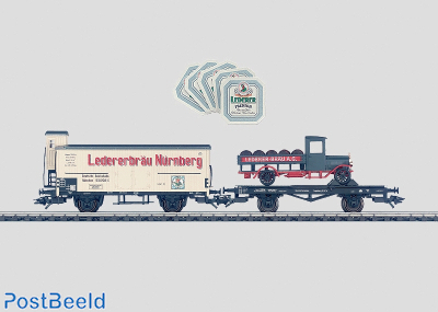 Freightcar set, Beer transport, Ledere Brau A.G.