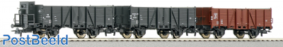 8 axled, low-floor wagon for HGV transport, type Saadkms 690, of the DB AG