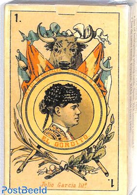 Set of bullfighting playing cards, (around 1895), Replica card game