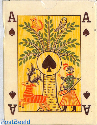 Set of cards with folkloric themes, Hungary (1965), Replica card game