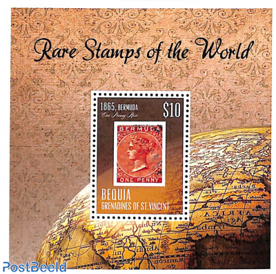 Bequia, Rare Stamps of the world s/s