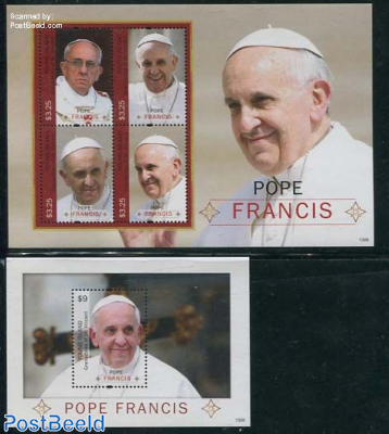 Pope Francis 2 s/s