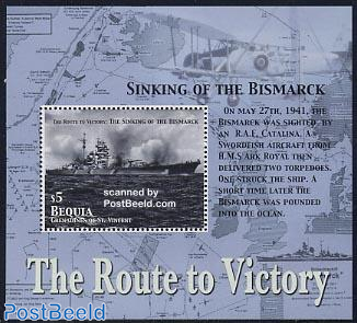 Bequia, Sinking the Bismarck s/s