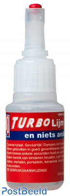 Turbo lijm 10gr. (dunne uitvoering)
