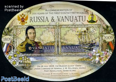 200 Years contact Russia-Vanuatu s/s