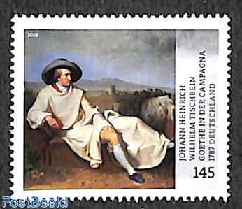 Goethe, Tischbein painting 1v
