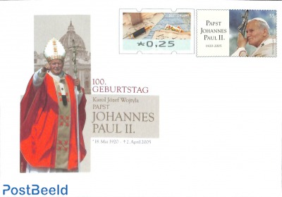 Envelope, Pope John Paul II