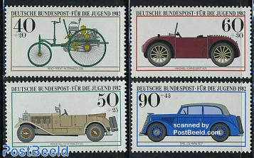 Youth, automobiles 4v (Benz,Mercedes,Hanomag,Opel)