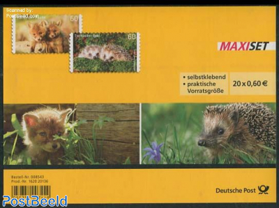 Animals foil booklet