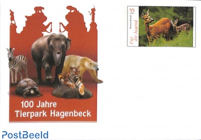 Envelope, 100 years Tierpark Hagenbeck