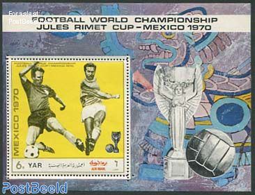 World Cup Football, Mexico 1970 s/s, Perforated