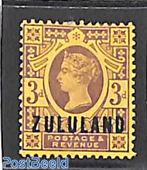 Zululand, 3d, Stamp out of set