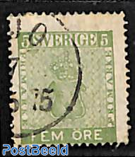 5ö, green, used