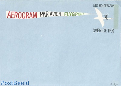 Aerogram 1Kr Holgersson