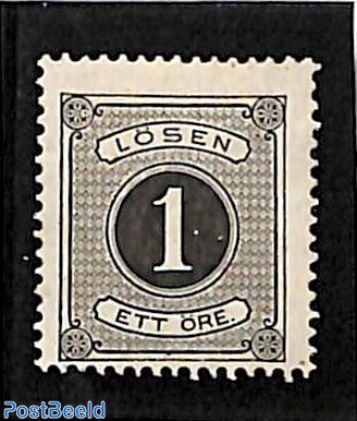 Postage Due, 1o, perf. 14, Stamp out of set