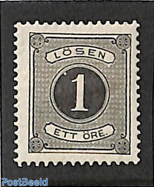 1o, Postage due, Perf. 13, Stamp out of set