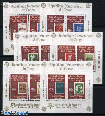 50 Years Europa stamps 6 s/s