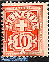 10c Vermillionred, Stamp out of set
