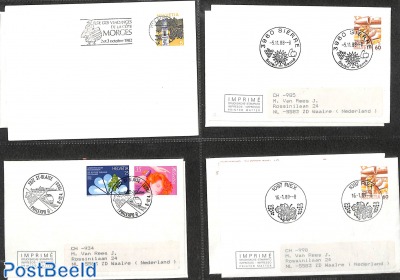 8 covers or cards on theme: Wine or winery